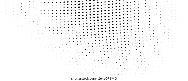 The halftone texture is monochrome. Vector chaotic background