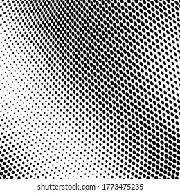 La textura de semitono es una onda monocroma. Resumen del fondo blanco y negro de los puntos