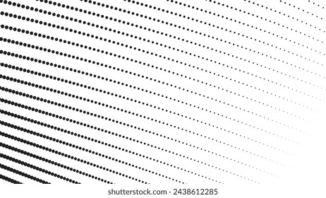 Halftone texture pattern background black and white vector image for backdrop or fashion style
