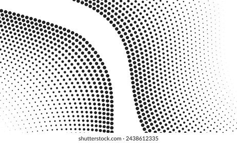 Halftone texture pattern background black and white vector image for backdrop or fashion style