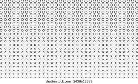 Halftone texture pattern background black and white vector image for backdrop or fashion style