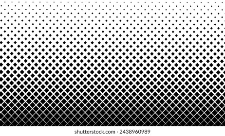 Imagen vectorial en blanco y negro de fondo de patrón de textura de semitono para el fondo o estilo de moda Vector de stock