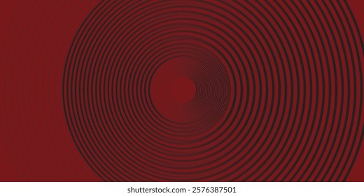 Halftone texture with red dots on a black background. Minimalism, vector eps10