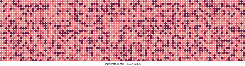 Halftone texture. Retro pattern with colorful elements for print or mobile application. Horizontal halftone background with color squares for your design. Vector texture.