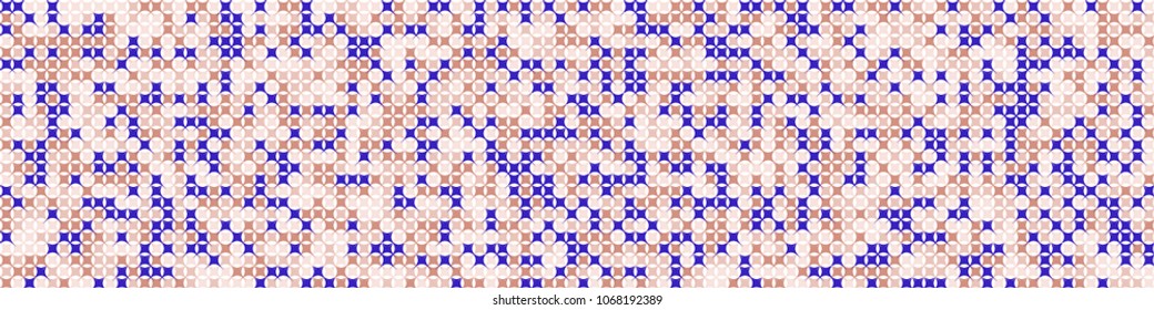 Halftone texture. Retro pattern with colorful elements for print or mobile application. Horizontal halftone background with color squares for your design. Vector texture.