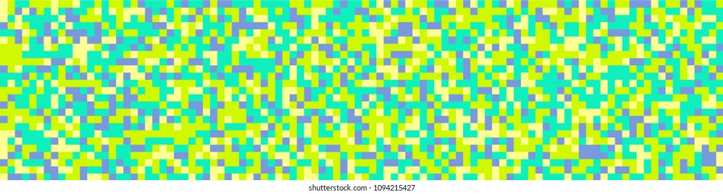 Halftone texture. Retro pattern with colorful squares for poster or banner. Horizontal halftone background with color squares for your design. Vector texture.