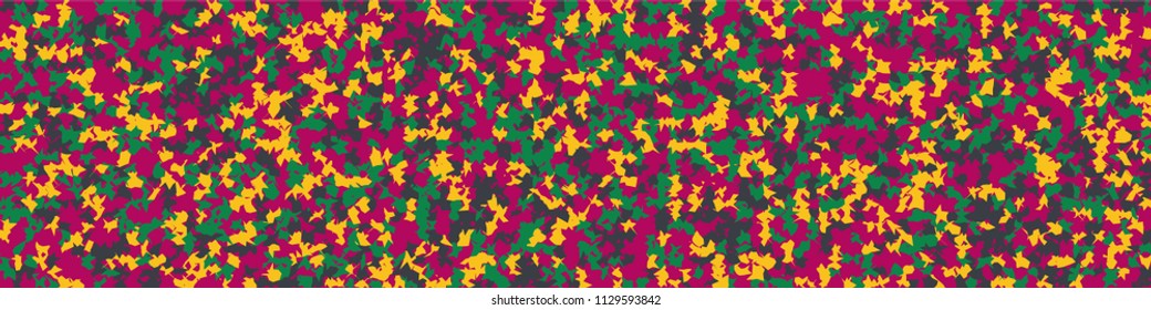 Halftone texture. Retro pattern with colorful squares for card or print. Horizontal halftone background with color elements for your design. Vector texture.