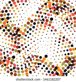 halftone texture seamless pattern modern style. Halftone background. Modern grunge background. Abstract geometric surface design.