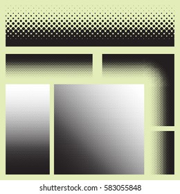 Halftone texture, seamless pattern, raster effects