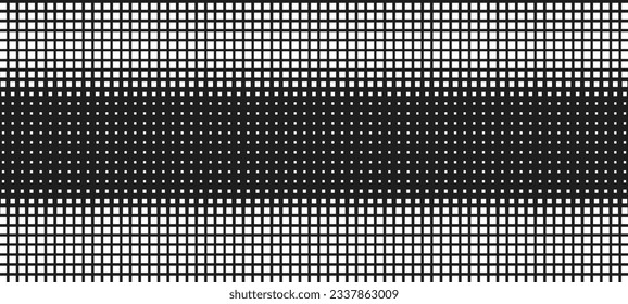 Halftone texture of sguares on a white background. Design element for web banners, wallpapers, postcards, sites. Vector illustration.