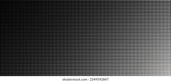 Halftone texture of sguares on a white background. Design element for web banners, wallpapers, postcards, sites. Vector illustration.