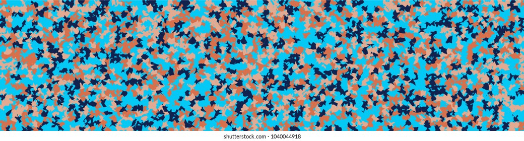 Halftone texture. Trendy pattern with colorful elements for poster or banner. Horizontal halftone background with color elements for your design. Vector texture.