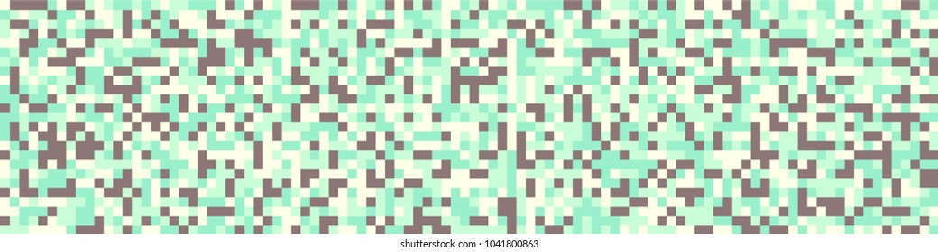 Halftone texture. Trendy pattern with colorful squares for print or mobile application. Horizontal halftone background with color squares for your design. Vector texture.