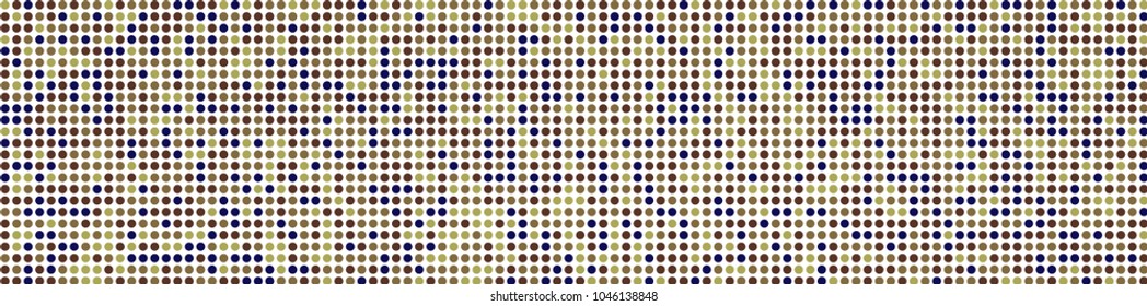 Halftone texture. Trendy pattern with colorful elements for card or print. Horizontal halftone background with color squares for your design. Vector texture.