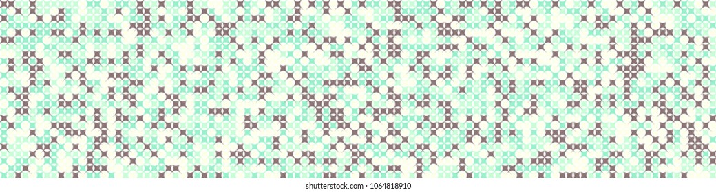 Halftone texture. Trendy pattern with colorful squares for poster or banner. Horizontal halftone background with color squares for your design. Vector texture.