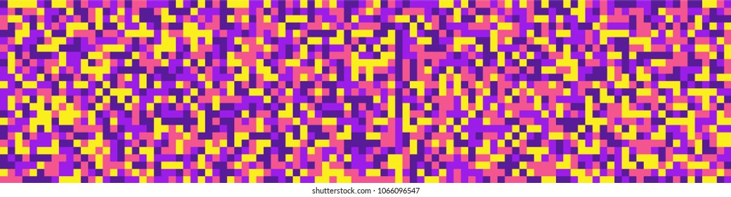 Halftone texture. Trendy pattern with colorful elements for print or mobile application. Horizontal halftone background with color elements for your design. Vector texture.