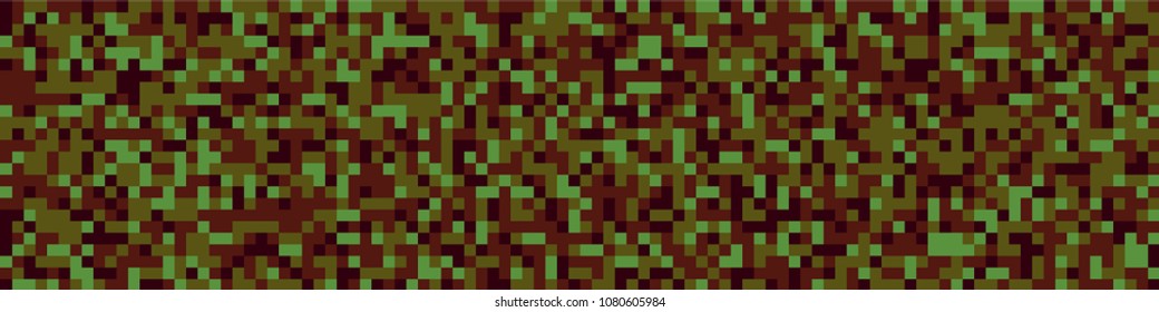 Halftone texture. Trendy pattern with colorful squares for card or print. Horizontal halftone background with color elements for your design. Vector texture.