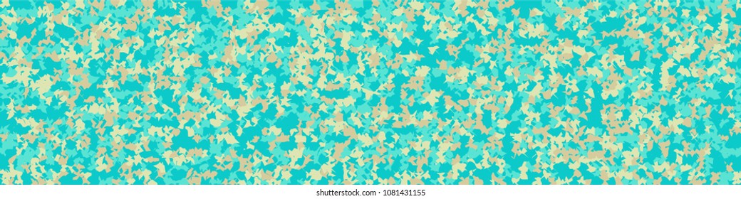Halftone texture. Trendy pattern with colorful elements for poster or banner. Horizontal halftone background with color squares for your design. Vector texture.