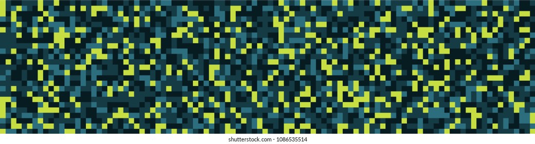Halftone texture. Trendy pattern with colorful elements for card or print. Horizontal halftone background with color elements for your design. Vector texture.