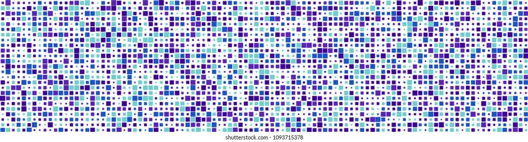 Halftone texture. Trendy pattern with colorful elements for print or mobile application. Horizontal halftone background with color elements for your design. Vector texture.