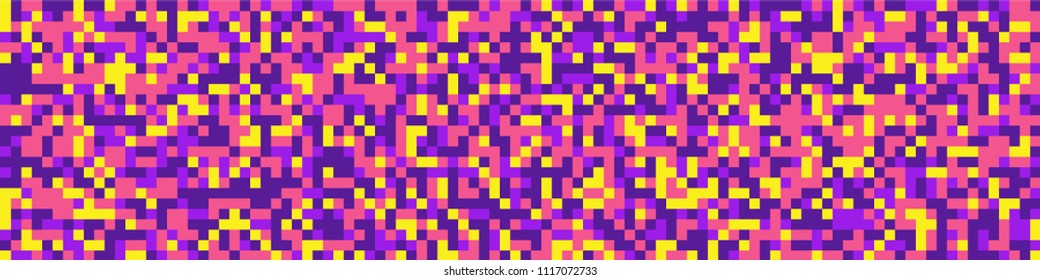 Halftone texture. Trendy pattern with colorful elements for poster or banner. Horizontal halftone background with color elements for your design. Vector texture.