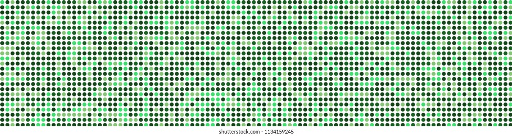 Halftone texture. Trendy pattern with colorful elements for card or print. Horizontal halftone background with color elements for your design. Vector texture.