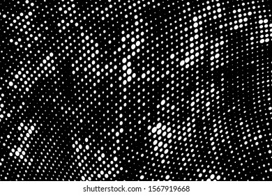 Halftone texture vector abstract. A chaotic background made of dots