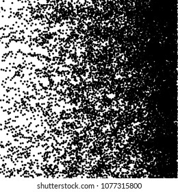 Halftone Textures with Black Dots for Web and App Design Card Abstract Dirty Gradient Pattern. Vector illustration