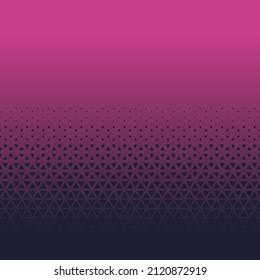 Halftone triangle pattern. Seamless Geometric Background. Vector