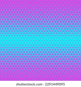 Halftone triangles pattern. Abstract geometric gradient background. Vector illustration, EPS 10.
