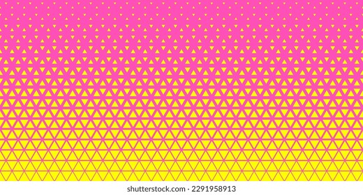 Halftone triangles pattern. Abstract geometric gradient background. Vector illustration, EPS 10.