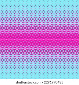 Halftone triangles pattern. Abstract geometric gradient background. Vector illustration, EPS 10.