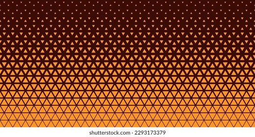 Halftone triangles pattern. Abstract geometric gradient background. Vector illustration, EPS 10.