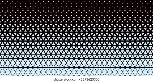 Halftone triangles pattern. Abstract geometric gradient background. Vector illustration, EPS 10.
