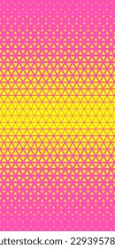 Halftone triangles pattern. Abstract geometric gradient background. Vector illustration, EPS 10.