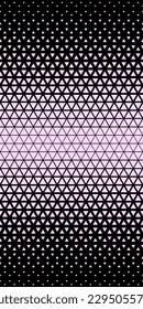 Halftone triangles pattern. Abstract geometric gradient background. Vector illustration, EPS 10.