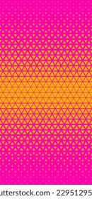 Halftone triangles pattern. Abstract geometric gradient background. Vector illustration, EPS 10.