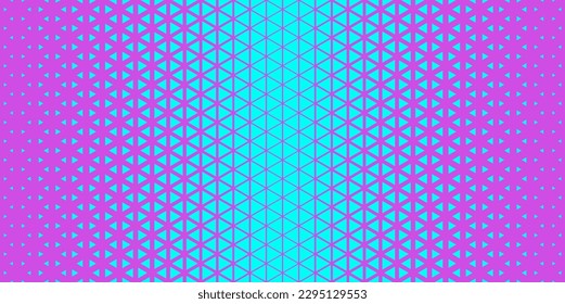 Halftone triangles pattern. Abstract geometric gradient background. Vector illustration, EPS 10.