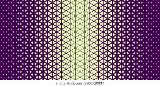 Halftone triangles pattern. Abstract geometric gradient background. Vector illustration, EPS 10.