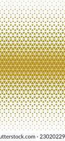 Halftone triangles pattern. Abstract geometric gradient background. Vector illustration, EPS 10.