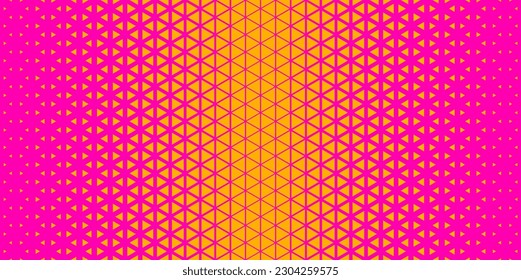 Halftone triangles pattern. Abstract geometric gradient background. Vector illustration, EPS 10.