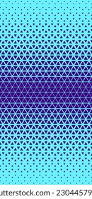 Halftone triangles pattern. Abstract geometric gradient background. Vector illustration, EPS 10.