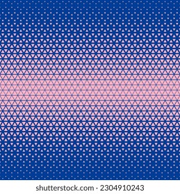 Halftone triangles pattern. Abstract geometric gradient background. Vector illustration, EPS 10.