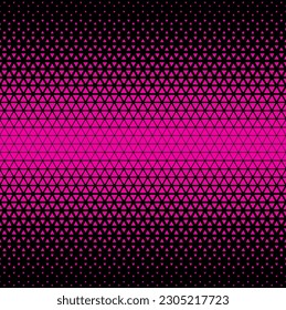 Halftone triangles pattern. Abstract geometric gradient background. Vector illustration, EPS 10.