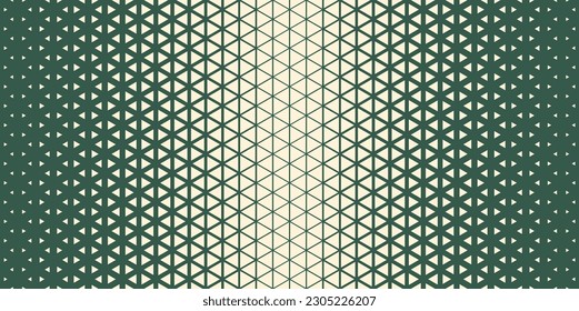 Halftone triangles pattern. Abstract geometric gradient background. Vector illustration, EPS 10.