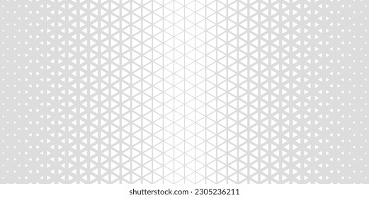 Halftone triangles pattern. Abstract geometric gradient background. Vector illustration, EPS 10.