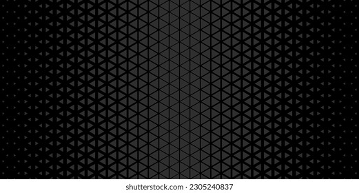 Halftone triangles pattern. Abstract geometric gradient background. Vector illustration, EPS 10.