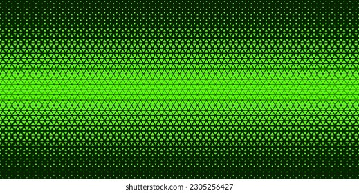 Halftone triangles pattern. Abstract geometric gradient background. Vector illustration, EPS 10.