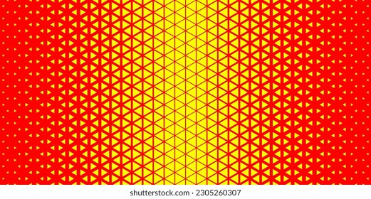 Halftone triangles pattern. Abstract geometric gradient background. Vector illustration, EPS 10.
