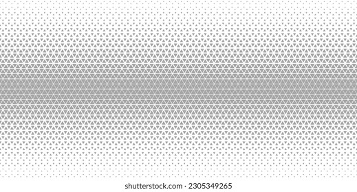 Halftone triangles pattern. Abstract geometric gradient background. Vector illustration, EPS 10.